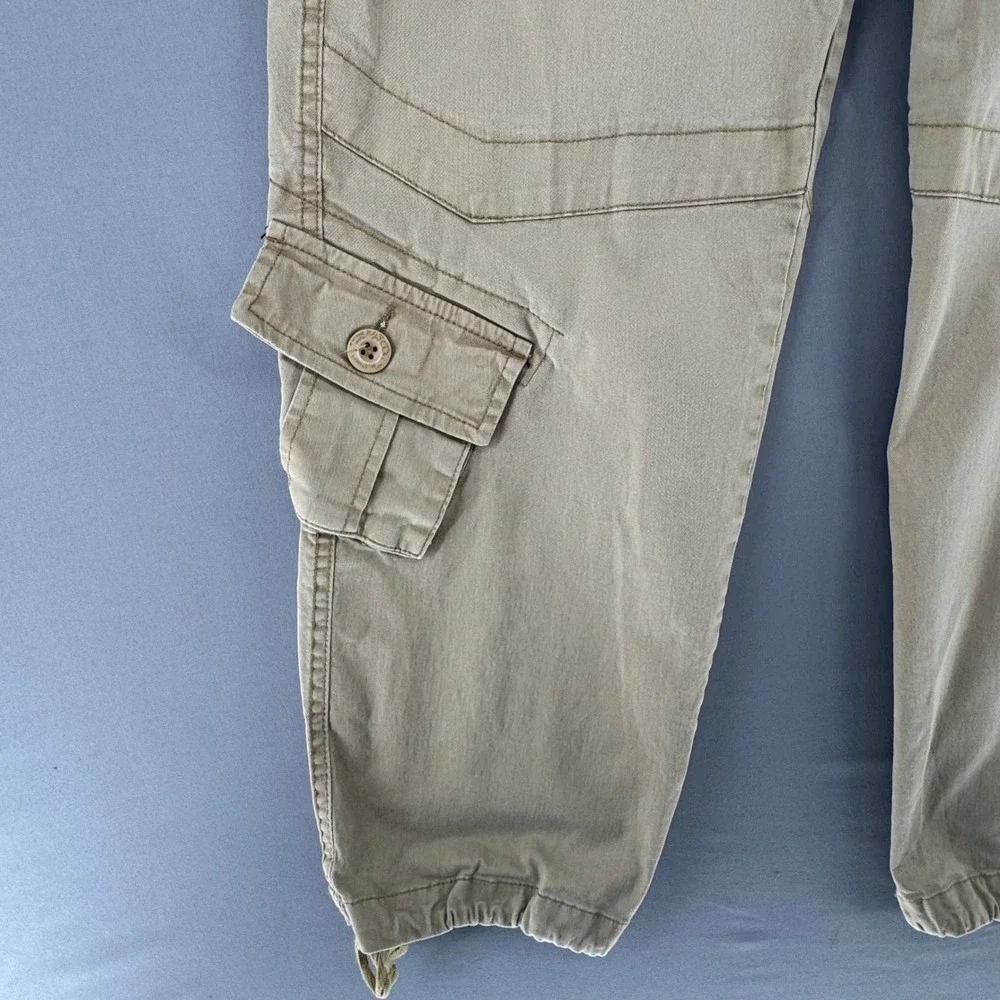 Vintage Mustway Cargo Pants Mens 36 Khaki Y2K Tactical Utility Gorpcore Baggy